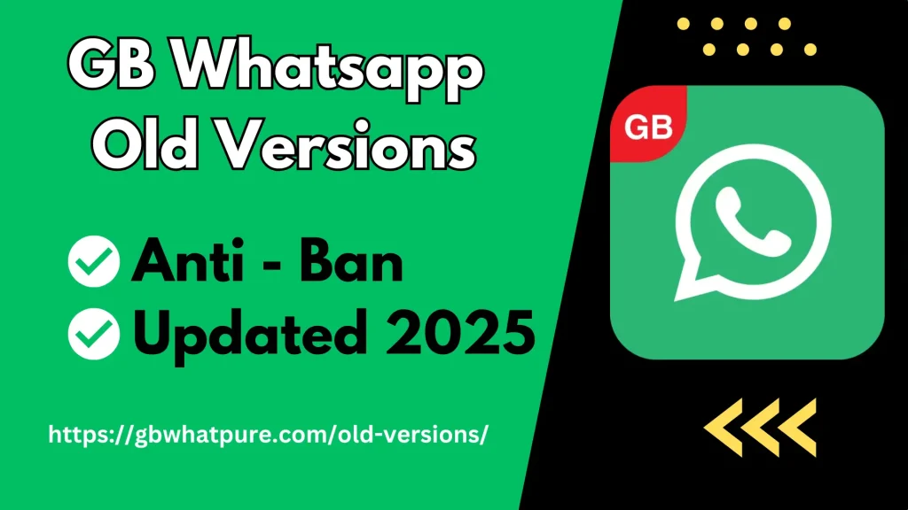 gb whatsapp old version