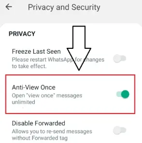 Anti-View Once